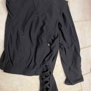 Leggings lace up calf